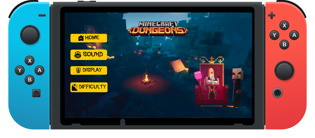 Minecraft Menu Switch Icon Elo Hernandez UX Portfolio